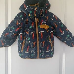 Patagonia Kids reversible coat with Colorful Patterns
3T